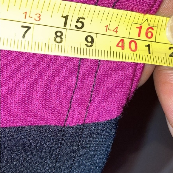 NWT Homeyee | Women’s Fushia/Black Stretch Tunic Pencil Sheath Dress - Size 16 - Picture 9 of 15